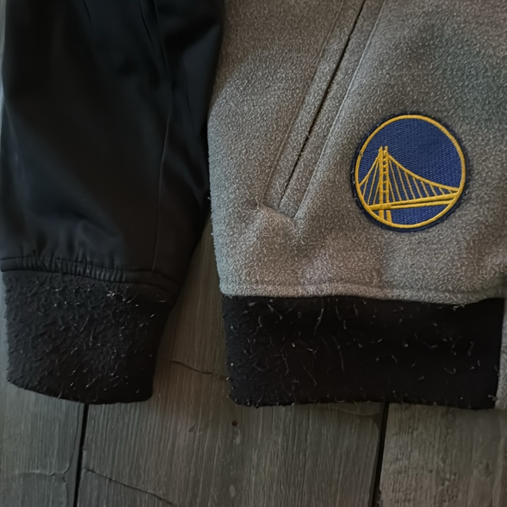 Abercrombie Kids Gray and Black NBA Jacket - Picture 3 of 8